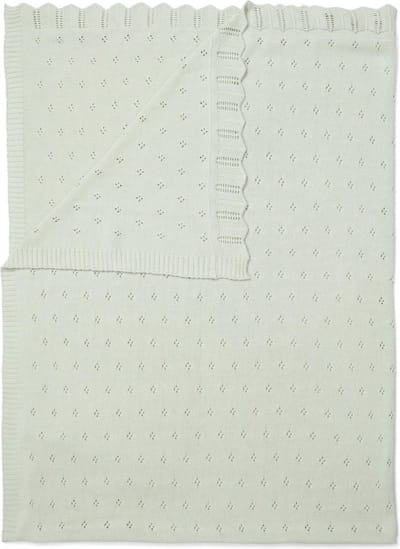 Essenza Knitted Ajour Plaid Morning swim - 130x170 cm