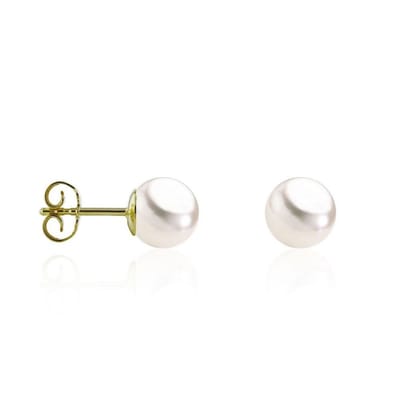 Luna-Pearls - 311.0224 - Oorstekers - Dames - 585 Geelgoud