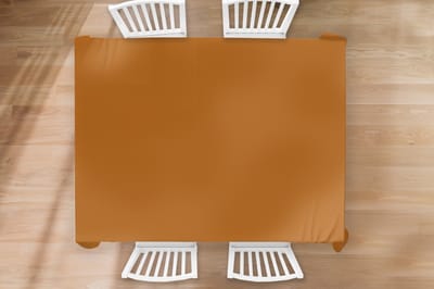 Tafelkleed - Tafellaken - 260x180 cm - Bruin - Aardetint - Effen kleur - Binnen en Buiten