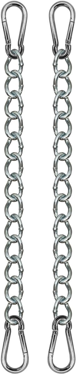 Dailygoods- Verlengketting met twee karabijnhaken - Hangstoel - Hangmat - Dubbelpak - 99 cm - Duurzaam materiaal - Hangstoelketting