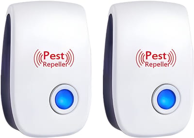 Muizenverjager - Ultrasonisch - 2 Stuks - Pest Repeller - Ultrasone Verjagers - Muizen Bestrijding - Insecten Verjager - Velig & Geluidsloos