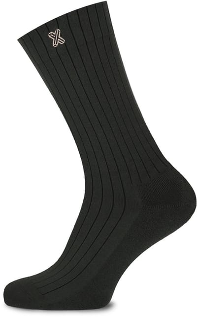 XPOOOS - Essential Den Bosch Unisex bamboe Sokken - Badstof zool - 1-Pack - Maat 35/38 - Khaki