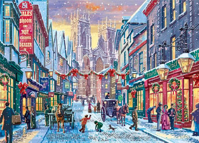 1000 Stuks Kerstpuzzel voor Volwassenen en Kinderen - Winterthema Familie Activiteit