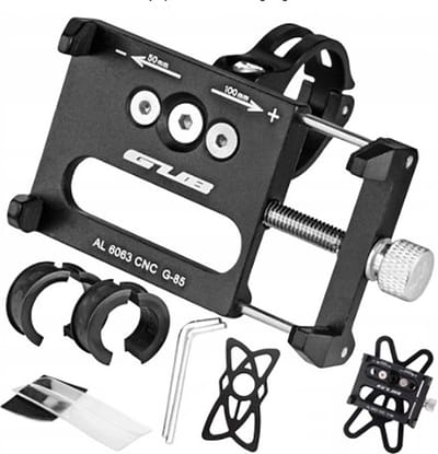 GPS houder - Voor Fiets - Voor Motor - Telefoonhouder voor motor - Mobiele telefoonhouder - Aluminium - Supersterk