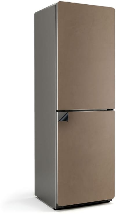 Wallfluent Magnetische Koelkastmat - Bruin Koelkast Magneet Sticker - 60 cm x 190 cm - Bruin Magnetische Koelkastmat - Decoratieve Koelkastfolie - Decoratieve Koelkast Cover Sticker Magneet - Keuken Decoratie Magneet