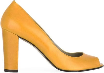 Noë Shoes Nicoline Peeptoe Mustard