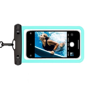 Waterdicht Telefoonhoesje Geschikt voor alle Smartphones - Hoesje – Drijvend Duiken Snorkelen - Drybag Set - Dubbele Klipsluiting - Telefoons tot 6.5 inch – Water Dicht - Onderwater Zwemmen Hoesje Telefoon Paspoort Bankpas - Zwart