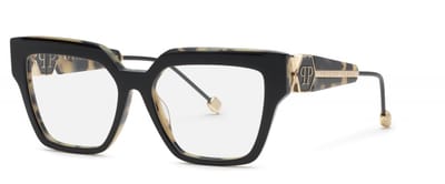 Philipp Plein VPP165S Top nero+avana nero/bianco 55/16/140 WOMAN Brilmonturen