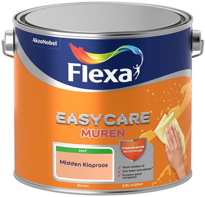 Flexa - Easycare Muren - Midden Klaproos - Mengverf - 2,5 L