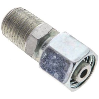 8L & 1/4'' NPT Verzinkt Stalen Rechte Draaidoorvoer Buitendraad 315bar Verstelbaar ISO 8434-1