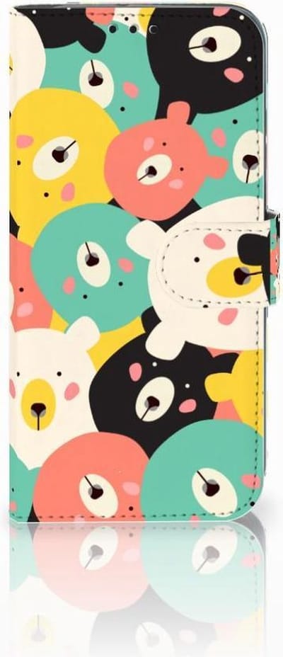 Boekhoesje voor Honor 10 Lite Leuk Hoesje Bears