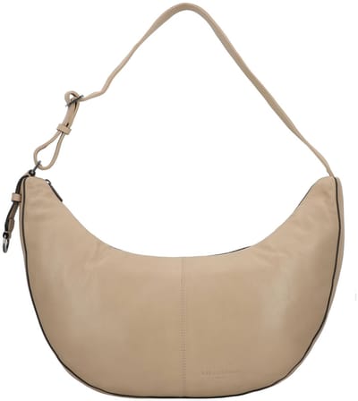 LIEBESKIND BERLIN Leren Schoudertas Moon Sheep Natural Hobo Bag Sandcastle Beige