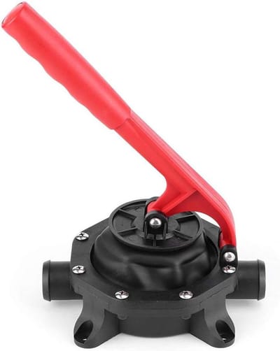 Handmatige Afvoerpomp - Waterpomp Bilgepomp - Water Verpompen - Zelfaanzuigend - 45 Liter Per Minuut - Zwart