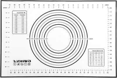 Herbruikbare Siliconen Bakmat, Anti-aanbakdeken voor Deeg, Perfect voor Fondant en Bakken, 60 x 40 cm, Ideaal voor Taarten en Koekjes