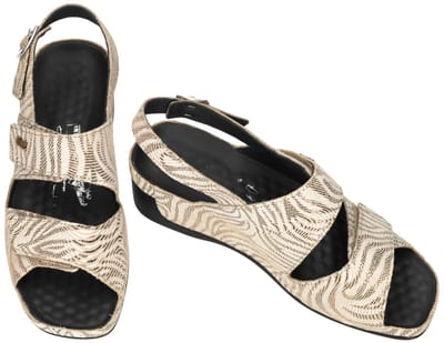 Vital -Dames - beige - sandalen - maat 35