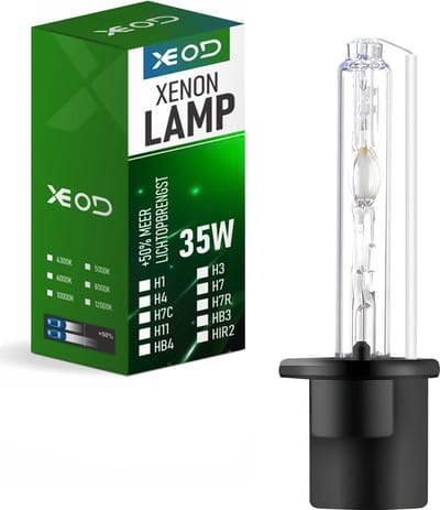 XEOD Xenon Vervangingslamp - H1 Xenon lampen – Auto Verlichting Lamp – Dimlicht en Grootlicht - 1 stuks – 35W – 12V