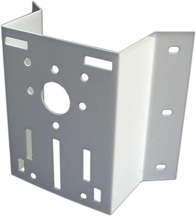 Camera Beugel - Hoekmontage Bevestiging - Veiligheid Monteren - Robuuste Metalen Constructie - 155x210mm - Ivoor