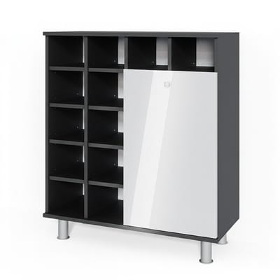 Vicco Fynn Badkamerkast – 78.4 x 91.6 cm Wit Hoogglans