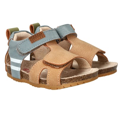 Shoesme Bio Sandalen blauw Leer - Maat 24