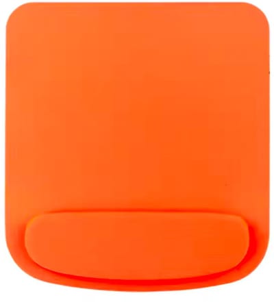 ProductGoods Ergonomische Muismat met Polssteun – Oranje – Antislip – Comfortabel – Voor PC & Laptop
