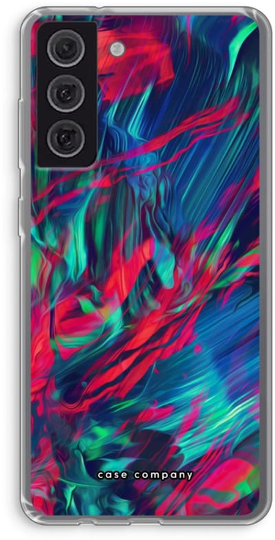 Case Company® - Hoesje geschikt voor Samsung Galaxy S21 FE hoesje - Pilgrims Of The Sea - Soft Cover Telefoonhoesje - Bescherming aan alle Kanten en Schermrand
