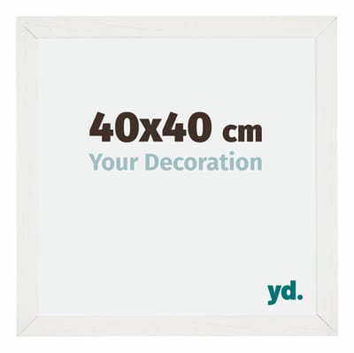 Your Decoration - Fotolijst 40x40 cm - MDF - Wit Geveegd - Mura