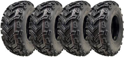 24x8.00-11 Quad-banden voor terreinvoertuigen, 6-laags, Wanda, met E-keur, goedgekeurd voor de openbare weg, tubeless, 41J (set van 4)