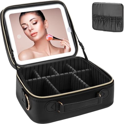 Schmink koffer - Kapperskoffer trolley - Visagie make up koffer trolley - Schminkkoffer - Beauty case - Cosmetica koffer - Ideaal voor reizen - To go