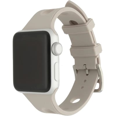 123watches bandje Evelor - siliconen - sterrenlicht - 38 · 40 · 41 & 42 mm - Geschikt voor Apple Watch series 1/2/3/4/5/6/7/8/9/10/11/12/SE/SE2/SE3