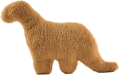Klikkopers® - Kawaii Knuffel - 18 cm tot 22 cm - Brontosaurus Knuffel - Squish Knuffel - Dino Nugget Knuffel - Dinosaurus Kussen- Dinosaurus Nugget Knuffel - Dinosaurus Nugget knuffel
