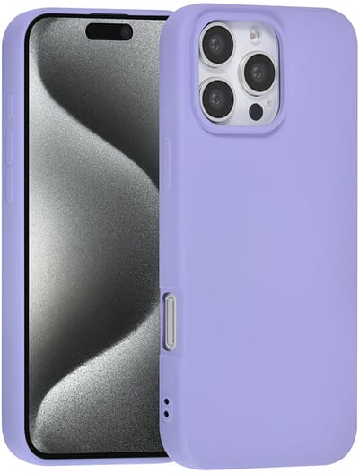 TUNIQ telefoonhoesje voor Apple iPhone 16 Pro Max - TPU backcover - Paars