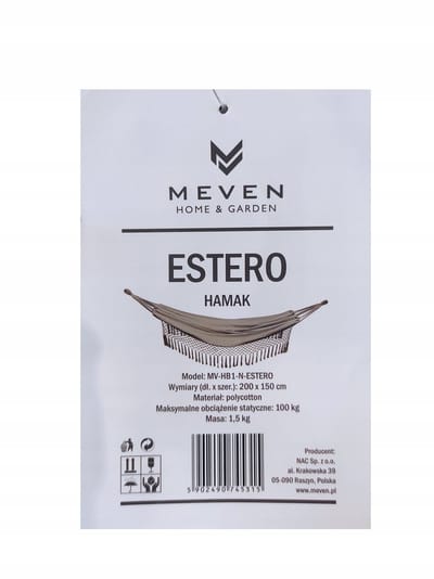 MEVEN Estero Tuin Hangmat 200x150cm - Comfortabel en Duurzaam