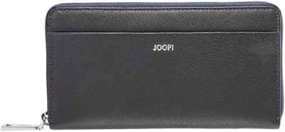 JOOP! Leren Portemonnee Lantea Blocking Yura Purse Castlerock Donkergrijs