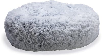 Beeztees Siba - Orthopedische Hondenmand - Donut Hondenmand - Fluffy - Grijs - 60x60x25 cm