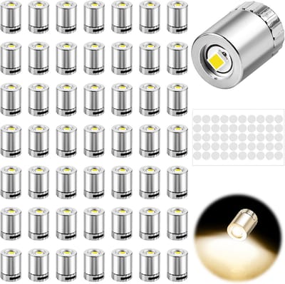 50x Mini LED Lampjes Warm Wit – Sfeervolle Verlichting voor Poppenhuis, Knutselen en Feestdecoratie