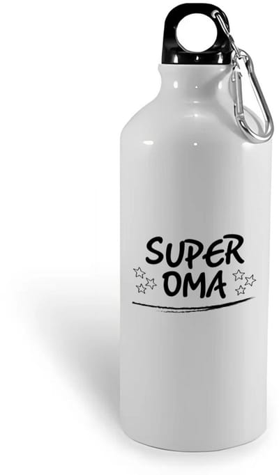 Hacebo® - Super oma waterfles - Oma - een oma - verjaardagscadeau - cadeau voor oma - gift - kado - water fles - 400ML