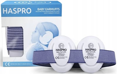 Haspro Baby Oordopjes Blauw - Gehoorbescherming Baby's & Kinderen (0-3 jaar)