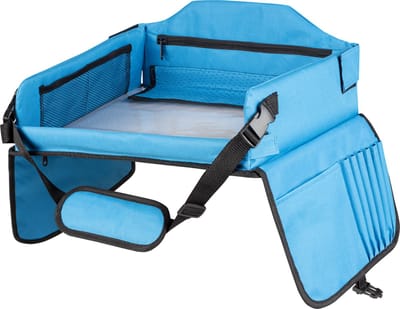 Walser Kinderspeeltafel voor in de auto met tablethouder blauw