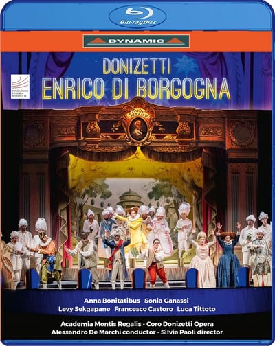 Anna Bonitatibus, Sonia Ganassi, Coro Donizetti Opera - Enrico Di Borgogna (Blu-ray)
