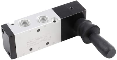 Allecto - Pneumatische handmatige magneetklep - Schakelaar - Luchtbediende pneumatische cilinder - Joystick - 5 poort 3 positie 0~0.8 mpa - Beep k