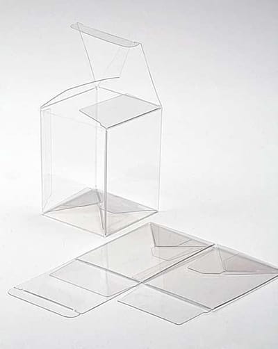 Plastic Doosjes 15,9x14x19,4cm Autolock Bodem (25 stuks) | transparante doosjes | doorzichtige doosjes