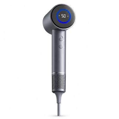 High-speed föhn - 1600 W, 220 V - 110.000 rpm borstelloze motor en negatieve ionen - 3 snelheden met koude en warme lucht - geschenkverpakking mogelijk