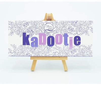 Wensreep Chocolade – Fairtrade Belgische Melkchocolade 70g – Cadeau met Tekst KaDoOtje