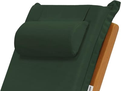 Wasbaar nekkussen voor loungestoel Groen Gemaakt in Duitsland