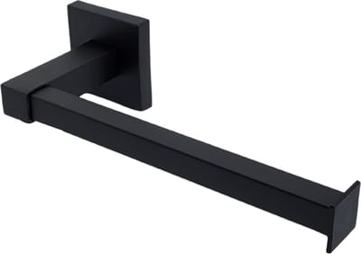 Sanics® Seal Toiletrolhouder Zwart Inclusief Montage set - WC Rolhouder RVS - WC Papier Houder - Closetrolhouder