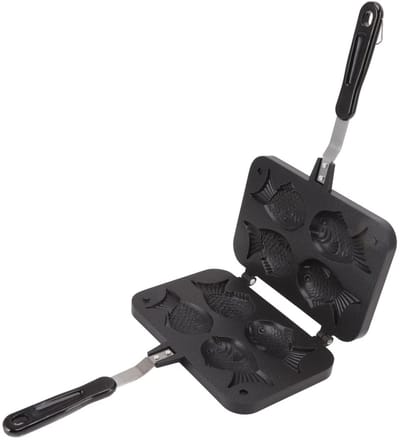 Dailygoods- Bakpan Aluminium - Dubbele Bakpan - Antiaanbaklaag - Verbrandingsbeveiliging - Vaste Houder - Comfortabele Handgreep - Wafelmaker