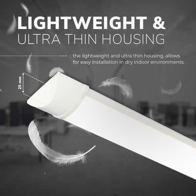 HOFTRONIC - Geïntegreerde LED Buis 60cm - 20 Watt 2400 Lumen - Samsung LEDs - 5 jaar garantie incl. montageklemmen & quick connector - LED Batten - Onderbouwverlichting voor keuken en schuur