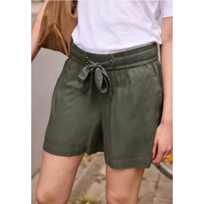 Shorts met Mid Waist en Loose Fit-pasvorm