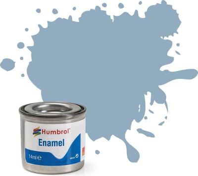 Humbrol Emailleverf Satijn - 14 ml - No.128 US Compass Grey