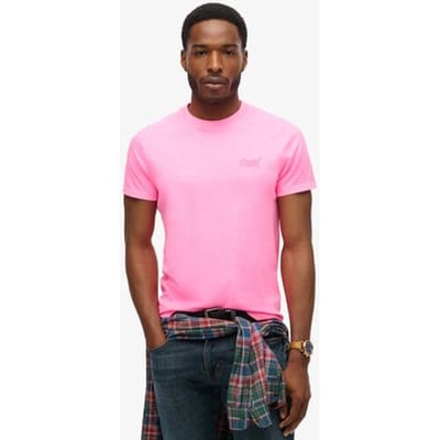 Superdry ESSENTIAL LOGO EMB NEON TEE Heren T-shirt